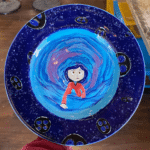 Coraline Inspired Guided Pottery Painting